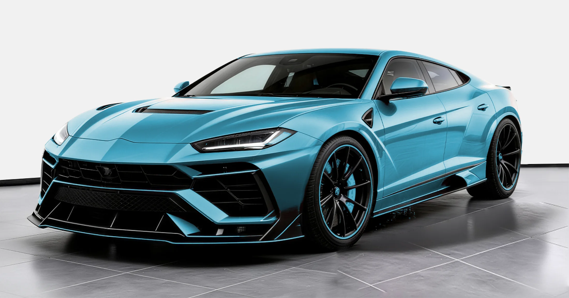 FMX Colored PPF in Miami Blue
