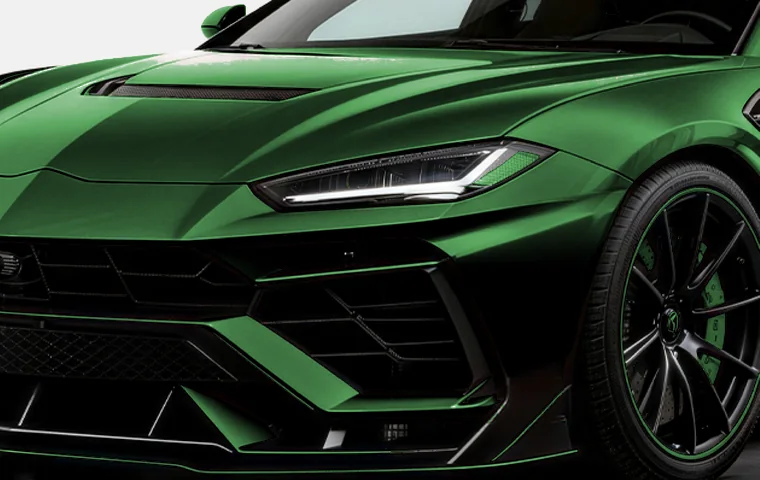 Emerald Green colored paint protection film