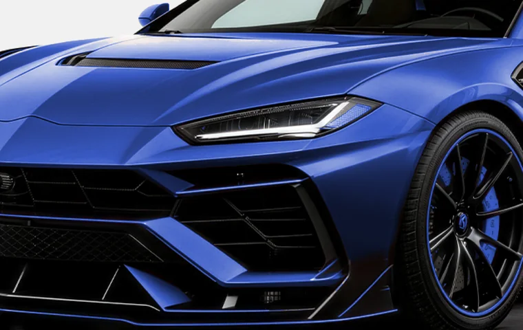 FMX Blue colored paint protection film