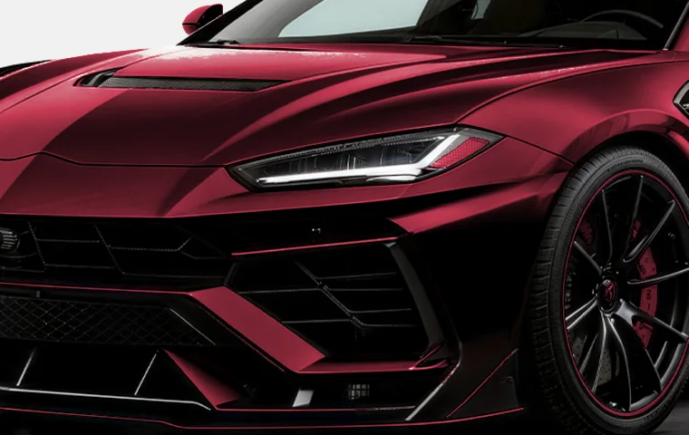 Merlot Red colored paint protection film