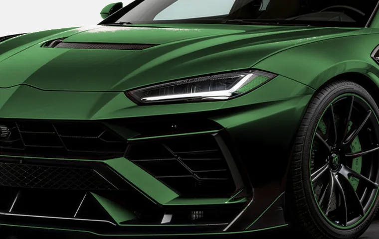 Satin Bernato Green colored paint protection film